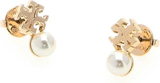 Tory Burch Womens Gold Metal Moondance Earrings Brass