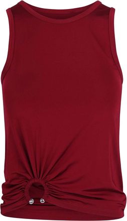 Paco Rabanne Top Smanicato In Jersey