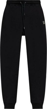 Paul Smith Zebra Logo Joggers - Heren - Sweatpants - Zwart - 2XL - Katoen - Broeken