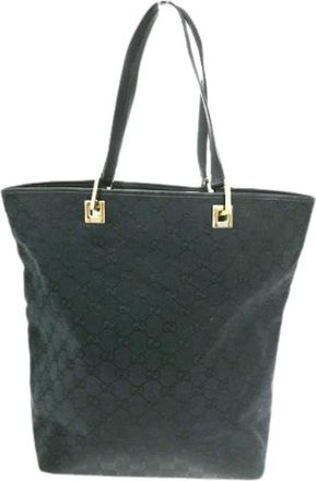 Gucci Pre-owned Tote Bags, female, Black, Size: ONE SIZE Pre-owned Tote Bag