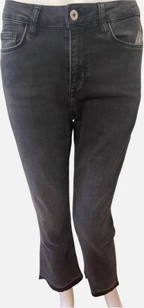 Elliott Lauren Crop Boot Cut Jeans In Black