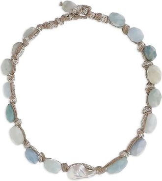 Mela Verfraaide halsketting - Beige