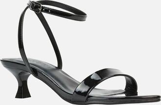 XY London Womens XY London Womens/Ladies Antonia Patent Leather Sandals - Black - Size: 5