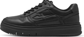 Tamaris Sneaker Low - Dames - Sneakers - Zwart - 41 EU - Leer - Schoenen
