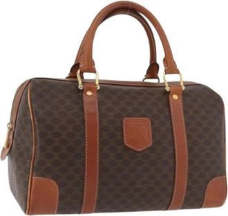 Celine Pre-owned Vintage Boston Bag - Dames - Vintage Handtas - Bruin - ONE Size - Leer - Vintage
