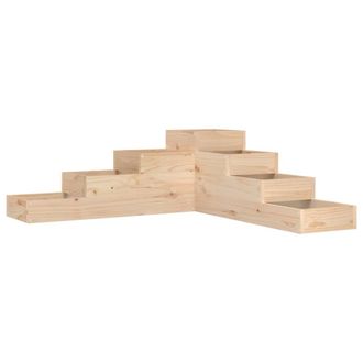 vidaXL Vidaxl - Jardinera De 4 Niveles Madera Maciza De Pino 106x104,5x36 Cm