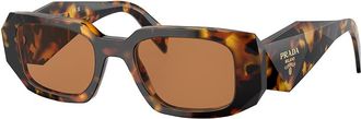Prada PR 17WSF VAU2Z1 51mm Womens Rectangle Sunglasses