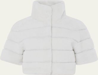 Gorski Reversible Shearling Lamb Bolero