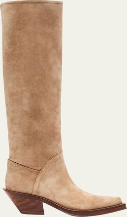 Gabriela Hearst Camero Suede Knee Boots