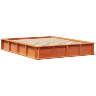 vidaXL Vidaxl - Estructura De Cama Marr&oacute;n Cera 210 X 178 X 30 Cm