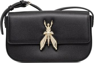 Patrizia Pepe Crossbodytas met logodetail - Zwart