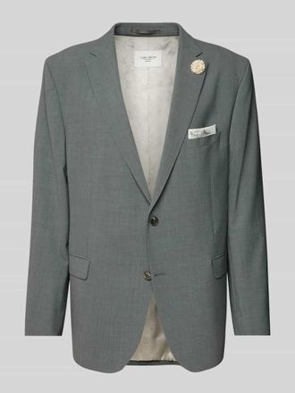 Carl Gross Carl Gross Slim Fit 2-Knopf-Sakko mit Woll-Anteil Modell Shelby in Gruen, Gr&ouml;&szlig;e 26
