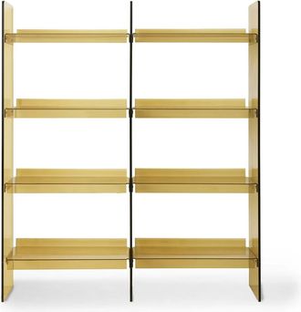 HKliving Regalsystem aus Acryl, H 160 cm, olivgr&uuml;n