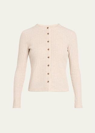 Veronica Beard Lira Crewneck Cardigan