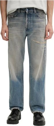 Diesel 2024 D-Macs 09N30 - Heren - Regular Fit Jeans - Blauw - W33 L32 - Katoen - Jeans