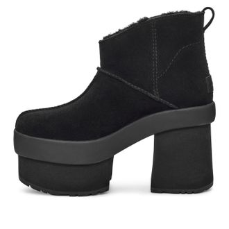UGG (WMNS) UGG New Heights Platform Mini Black 1157910-BLK