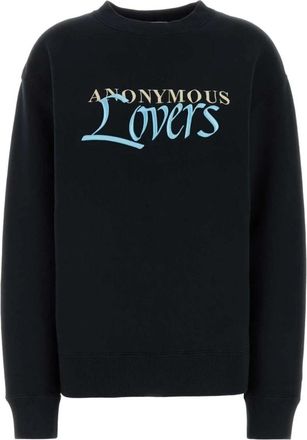 J.W.Anderson Anonymous Lovers Sweatshirt - Dames - Sweatshirts - Zwart - S - Katoen - Hoodies & sweatvesten