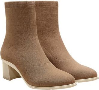 Vivaia Almond-Toe Running Heel Boots in Brown at Nordstrom, Size 9.5