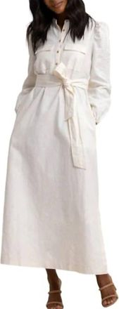 Southern Tide Klara Maxi Dress In Sand White