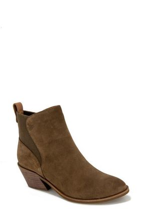 Gentle Souls Clint Western Bootie in Cocoa Suede at Nordstrom, Size 8.5