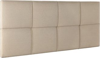 HOMN Cabecero tapizado 160x60 cm beige