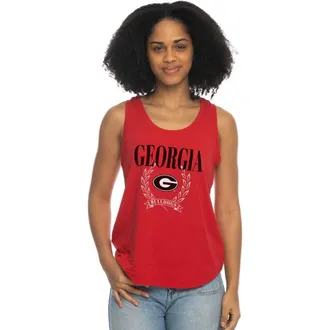 ZooZatZ Womens ZooZatz Red Georgia Bulldogs Everyday Tri-Blend Tank Top at Nordstrom, Size X-Small