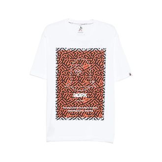 A Bathing Ape T-Shirts, male, White, Size: 2XL T-shirt