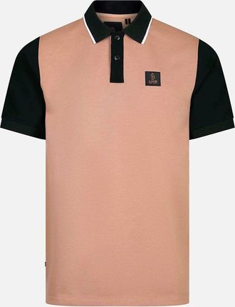 Luke 1977 Mens Luke 1977 Saddleworth Short Sleeve polo shirt fawn - Cream - Size: 44