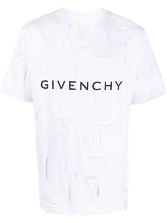 Givenchy T-shirt con effetto vissuto - Bianco