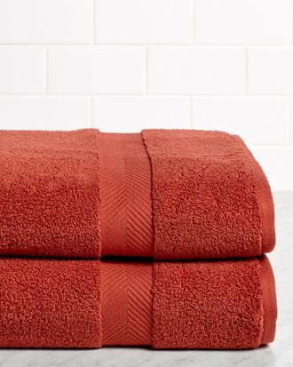 Superior Absorbent Zero Twist 2Pc Bath Sheet Cotton Towel Set