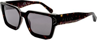 Philipp Plein Philipp Plein Mens 57 mm Havana Sunglasses