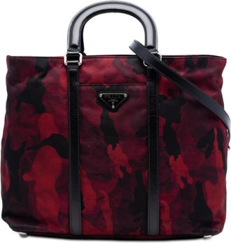 Prada Pre-owned Prada Tessuto Camouflage Satchel Ladies XLHTCZ2L8RNIFXPD