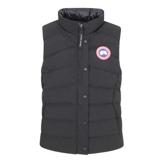 Canada Goose Vests, female, Black, Size: M Freestyle Vest