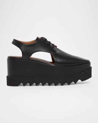 Stella McCartney 75mm Elyse Slingback Platform Sandals