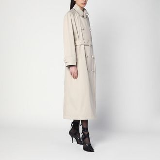 Dolce & Gabbana Beige trench in cotton drill