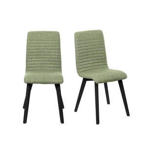 HOME AFFAIRE 4-Fussstuhl »Arosa Esszimmerstuhl, Polsterstuhl, Küchenstuhl, Speisestuhl, Essstuhl« (Set) 2 Stk.2er-Set, Beine aus Massivholz Eiche oder Buche, mit g