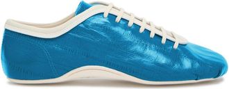 Dries Van Noten Crinkled Leather Sneakers - Blue - 37 (IT37 / UK4)