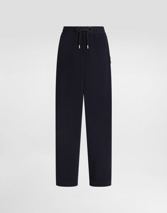 Dolce & Gabbana Jersey Jogging Trousers - Man Pants And Shorts Blue 48