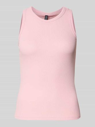 Pieces Regular Fit Tank Top in Rippoptik Modell RUKA in Altrosa Melange, Gr&ouml;&szlig;e XS