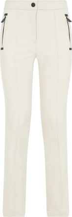 Moncler Slim-fit Broeken - Dames - Slim Fit Broeken - Beige - S - Leer - Broeken