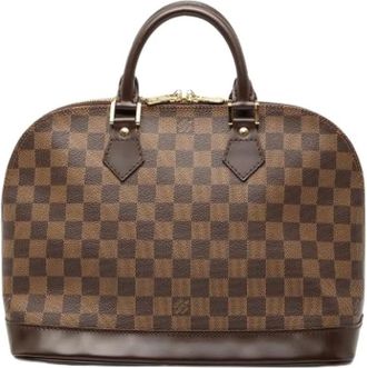 Louis Vuitton Pre-owned Handbags, female, Brown, Size: ONE SIZE Pre-owned Vintage Fabric Handbag