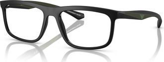 Emporio Armani 53mm Square optical glasses in Black at Nordstrom