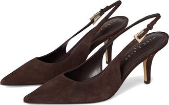 Marc Fisher Dorie Womens Shoes Dark Brown Suede : 9.5 M, Leather