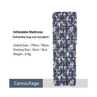 OEM Colchoneta Inflable Para Exteriores (camuflaje), Colchoneta De Camping Ultraligera De 190 X 60 Cm