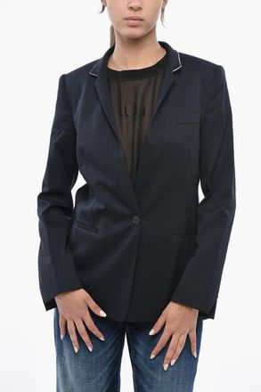Stella McCartney Blazer FLORENCE in Lana con Spacco Posteriore Stella McCartney