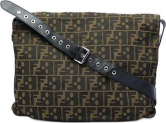 Fendi Pre-owned Fendi Zucca Canvas Skull Messenger Bag Ladies 8R1DNRTWDKU2WKYE