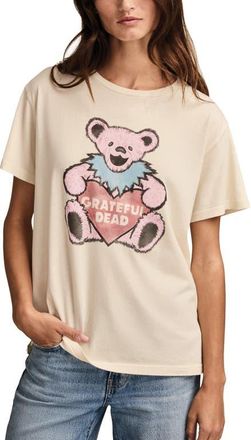 Lucky Brand Grateful Dead Valentine Bear Cotton Graphic T-Shirt in Eggnog at Nordstrom, Size Medium