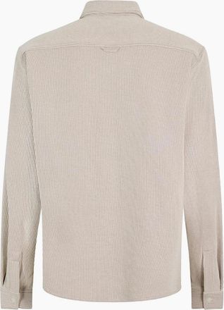 HUGO BOSS Mens Oxford Long Sleeve Collared Shirt with Chest Pocket - White - Size: Regular/36