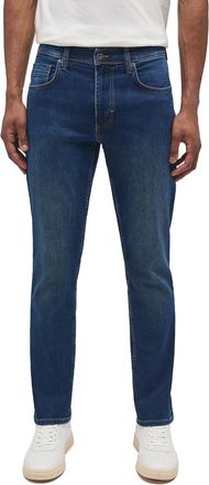Mustang Straight-Jeans MUSTANG Herren Style Washington Straight, Herren, Gr. 30, L&auml;nge 30, blau (881 dunkelblau), Denim/Jeans, 99% Baumwolle, 1% Elasthan, uni