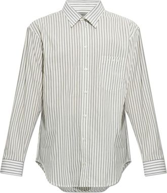 Balenciaga Camisa de finas rayas grises - Shirts - Hombre - Blanco - S